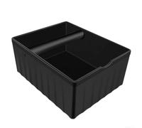 for espresso Knock Box Large Capacity ABS Plastic for Black Coffee Grounds Container 17cm Non-Slip Base for espresso Knock Box for Home for barista Use Large Coffee Grounds Box 17x14cm High Capacity