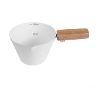 for espresso Measuring Cup Stainless Steel With Scale And Handle | 304 Stainless Steel Body, Clear Shot Measurement Scale, for v Shaped Spout For Controlled Pouring