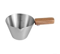 for espresso Measuring Cup Stainless Steel With Scale And Handle | 304 Stainless Steel Body, Clear Shot Measurement Scale, for v Shaped Spout For Controlled Pouring