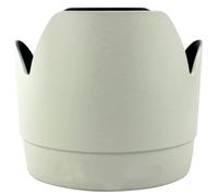 For ET-83II for Canon EF 70-200mm F/2.8L USM (Non IS Version) White Lens Hood Tulip Shade Plastic Replacement