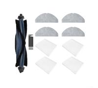 For Eufy for l60 for g50 for hybrid SES Spare Parts - 10 Piece Set with V-Shape Main Brush Washable Filters Mop Cloths