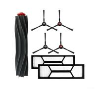 For Eufy S1 Pro and S1 Pro Robot Vacuum Cleaner Replacement Kit Featuring ABS Rubber Construction and HEPA Filtration