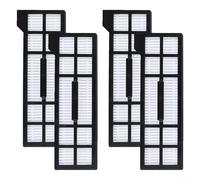 For Eufy X10 Pro For Omni Robot Vacuum Cleaner Replacement Filter Made of Plastic and Filter Paper Material (4 PACK)