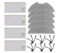 For Eureka E20 For Evo For Plus Robot Vacuum Replacement Set With Hepa Filters Mop Cloths Side Brushes To Restore Suction And Mopping Power