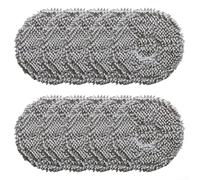 For Eureka J15 Pro and For Ultra Compatible Mop Cloth Replacement, Microfiber Rag for Floor Cleaning, Pack of 4 or 10 (10PCS-Gray)