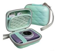 For EVA Hard Shell Mouse Case for Logitech For MX Anywhere 3S, Protective Travel Carrying Cover with Mesh Pocket for Accessories, Compact Storage Box with Handle, Shockproof(Green)