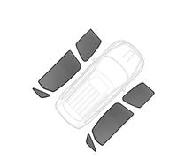 For Everest 2024 2023 Magnetic Car Sunshade Shield Front Windshield Frame Curtain Rear Side Window Sun Shade Visor Car Window Sun Shades(6 x Side Windows)