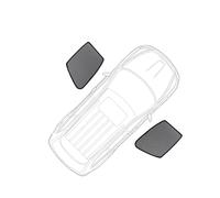 For Everest 2024 2023 Magnetic Car Sunshade Shield Front Windshield Frame Curtain Rear Side Window Sun Shade Visor Car Window Sun Shades(2 x Front Windows)