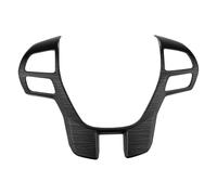 For Everest For Explorer Endeavour For Ranger 2015-2020 Car Steering Wheel Cover Sticker Trim Car interior trim(Wood black)