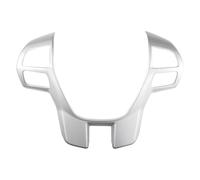 For Everest For Explorer Endeavour For Ranger 2015-2020 Car Steering Wheel Cover Sticker Trim Car interior trim(Matte silver)