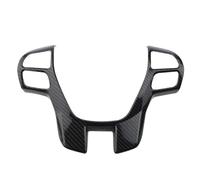 For Everest For Explorer Endeavour For Ranger 2015-2020 Car Steering Wheel Cover Sticker Trim Car interior trim(Carbon fiber black)