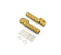 For EX250 For Ninja250R 1988-2007 For Ninja300 2013 For ZX-6R 1995-2012 Motorcycle 1 Pair Front Foot Pegs Footrest Adjustable Foot Rests Motorcycle pedal(Yellow)