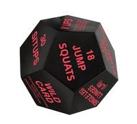 For Exercises - For Fun Exercises on 10 x 10 x 12 cm, Portable Fitness Cube, Equipment for Small Fun Training Cubes on 12 Sides, Training Game for Sports Groups