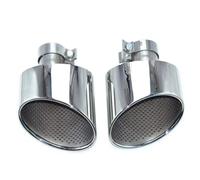 For Exhaust Pipe Modification RS Tailpipe For A3 For A4 For A5 For A6 S3 S4 S5 S6 Stainless Steel Tip Head Car Exhaust Pipe(Army green)