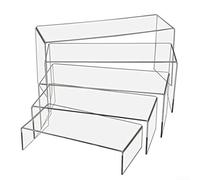 for Exhibitions and Retail Stores, Clear Acrylic Display Shelves