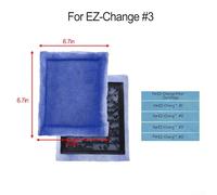 For EZ-Change 3 Filter Cartridge For AQUA-Tech 20-40 And 30-60 Power Filter Activated Carbon Aquarium Filter Replacement Easy Installation(6 PACK)