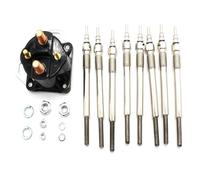 For F-600 7.3L Power Strokes Pickup Relays Solenoid & Glow Plugs F7TZ12B533AB F7TZ12B533C F81Z12B533AA Car Glow Plug/Relays Solenoid Kit