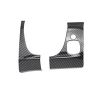 For F&ord For Ranger 2015 2016 2017 2018 2019 2020 2021 ABS Carbon Fiber Rearview Mirror Adjustment Button Dashboard Cover Trim Car Interior(Right hand drive)