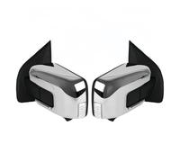 For F150 2021-2024 13+1 Wires Side Door Mirror Assembly Textured Black Manual Folding Camera Wing Mirror Car Accessories Wing Mirror Unit(A pair. 1)