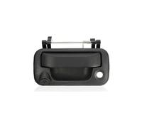 For F150 For F250 For F350 For F450 2008-2014 Car Trunk Handle Rear View Reverse Camera HD Night Vision Back Up Rearview Camera(Fixed Ruler Line)