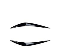 For F20 F21 1 Series 116d 118i 120i 120d M140i 2015-2018 Headlight Eyebrows Eyelids Front Headlamp Eye Lid Cover(Glossy black)