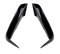 For F30 F31 F35 320i 328i 330i 335i 340i 316d M-Sport 2012-2019 Front Bumper Splitter Trim Kit Fog Light Lamp Cover Canards IENQBVL(Up black)