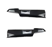 For F30 F31 F35 320i 328i 330i 335i 340i 316d M-Sport 2012-2019 Front Bumper Splitter Trim Kit Fog Light Lamp Cover Canards IENQBVL(Down carbon look)