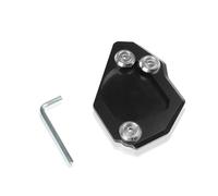 For F700GS F650GS Twin 2008 2009 2010 2011 2012 2013 2014 2015 Foot Pad Side Stand Extension Kickstand Support Plate Base(Black)