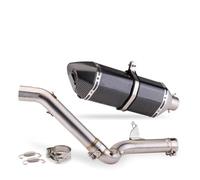 For F750GS F850GS 2018 2019 2021 Accessories Motorcycle Exhaust Middle Pipe Connecting Rear Muffler(Type F)