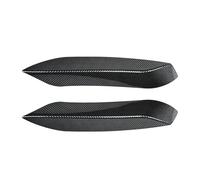 For F80 M3 2014-2019 F82 F83 M4 2015-2020 Car Front Bumper Lip Splitter Canards Spoiler Fog Light Lamp Eyebrow Frame Cover(Carbon Fiber Look)