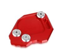 For F800GS 2013 2014 2015 2016 2017 2018 Motorcycle Side Stand Enlarge Extension Kickstand(Red)