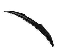 For F82 M4 2015 2016 2017 2018 2019 2020 Rear Trunk Spoiler Lip Extension Boot Wing Lip Tail Wing Decor OTBEHUWJ(Glossy Black)