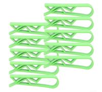 for FACULX 4/8 Pcs Bin Bag Clips, Bin Bag Clips Cover Fixings For Yard And Outdoors For Home Use, Outdoor Parties, Picnics, Camping Trips (10Pcs,Green)