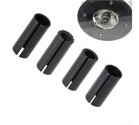 for FACULX 4 Pieces Router Bit Collet Adapter Set for Engraving Machine, Carbon Steel Converter 6/8/10/12/12.7mm, Clamping Force, Wear-Resistant, Flexible for CNC Router Bits