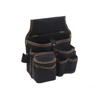 for FACULX Gardening Tools Belt Bag,Convenient Tool Waist Pocket, Designed For Carrying Tools And Accessories,for Carpenters, Gardeners, Builders and Joiners (Black+Brown)