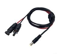 for FACULX Solar Panel Connector To DC 8MM Adapter Cable Suitable For 10W To 200W Panels, For Outdoor Travel, RV Trips, Camping, Boating