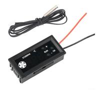 For Fan Controller DC 12V Speed Regulator Module with Probe for PC Cooling System Thermostat, Digital Display Temp Control -9.9 to 99.9°C, For -100%(C)
