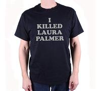 for Fans of Twin Peaks T Shirt I Killed Laura Palmer 80'S T Shirt Fancy Dress Tee XXL Black