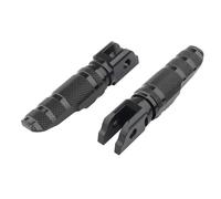 For Fat Bob FXFB FLFB 107 FLFBS 114 2018-2019 FXFBS 114 2018 2022 Motorcycle Adjustment Foot Pegs Pedals Footrest Front Enlarge Footpeg(Black)