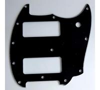 For Fender Offset Series Mustang P90 Style Guitar Replacement Plate Pickguard (2-3 Ply Black)