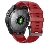 For Fenix 8X Band 26mm Fenix 6X Fenix 5X Quickfit Watch Band Fenix 5X Plus Silicone Wristband Fenix 7X pro Fenix 3 Smartwatch Band(Blue+White)