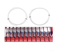 For FEP Coated For PTFE Tubing 1 Meter Long for 3D Printer Filament Conduit Outer Diameter 4mm Inner Diameter Options 2.5mm and 3mm (B)
