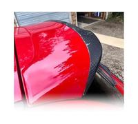 For FIAT 500 For Abarth 595 2010-2020 Car Rear Roof Spoiler Wings Full Carbon Fiber Racing Rear Spoiler Roof Wing Lip FRP WEFOLCC(carbon fiber)