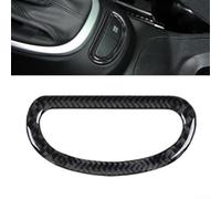 For Fiat 500L 2014-2017 Carbon Fibre Floor Console Switch Button Panel Cover Trim 1 Piece Black Decorative Interior Upgrade Suitable for Fiat 500L