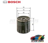 For Fiat 500L Oil Filter Bosch F026407300 High Performance Durable 2013-2025
