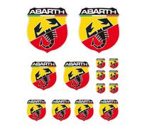 For Fiat Abarth Scorpion Logo Badge Car Motorbike Racing Tuning Decals Stickers Pvc Stickers