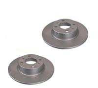 FOR FIAT BRAVO VAN CROMA ALFA ROME REAR PAIR OF BRAKE DISCS