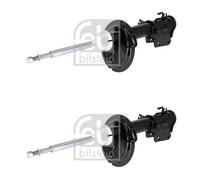 FOR FIAT DOBLO 1.3D 2004-2005 FRONT SHOCK ABSORBERS PAIR FEBI