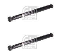 FOR FIAT DOBLO 263 1.3D 2016-2018 REAR SHOCK ABSORBERS PAIR FEBI