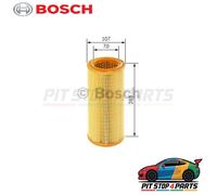 Bosch Car Air Filter S3307 - 1457433307 - Fits Fiat Doblo (1.6, 1.9D)